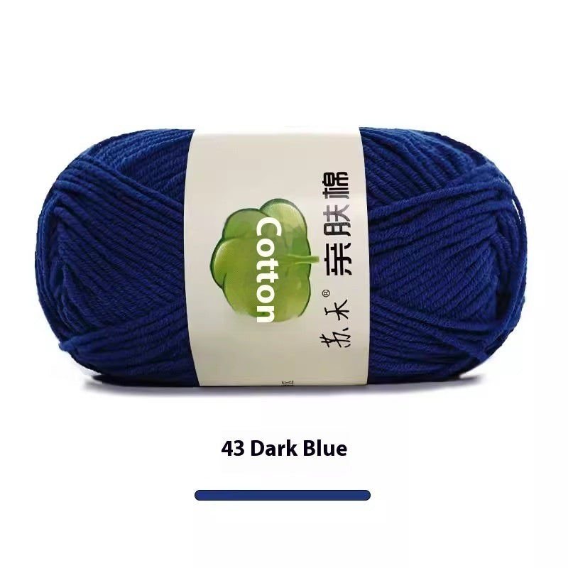 5-Strand Skin-Friendly Combed Milk Cotton Yarn – Hand Knitting Supplies