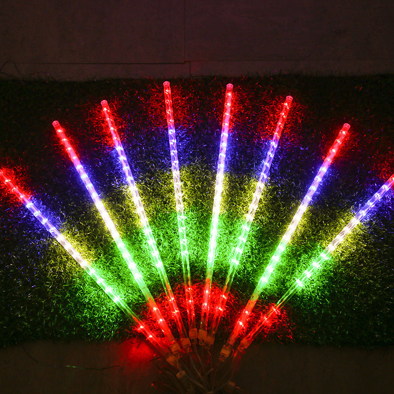LED Meteor Lights 50cm Outdoor Waterproof Christmas Tree Decorative Lamp Set