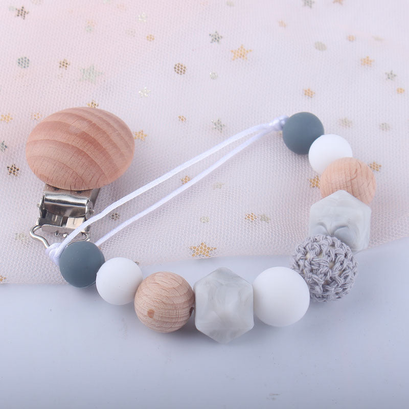 SnugLink Silicone Pacifier Clip – Safe & Stylish Baby Chain Holder