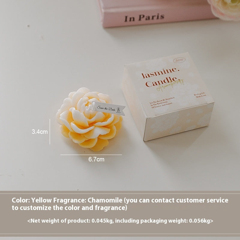 Flower Fragrance Hand Gift Aromatherapy Candle