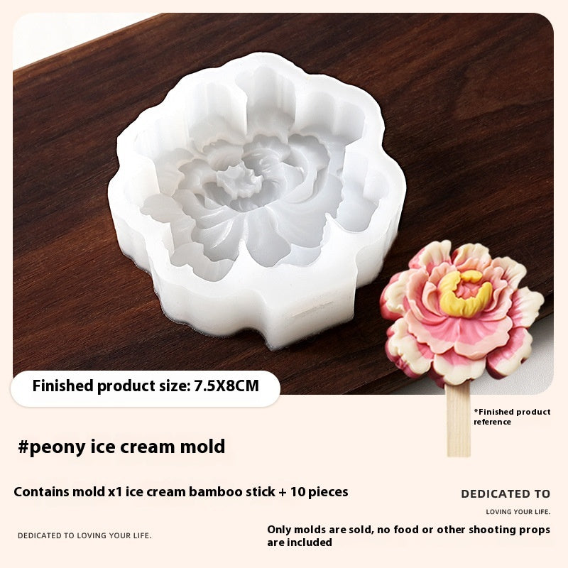 Ancient Style Cultural And Creative Ice-cream Mould Edible Silicon
