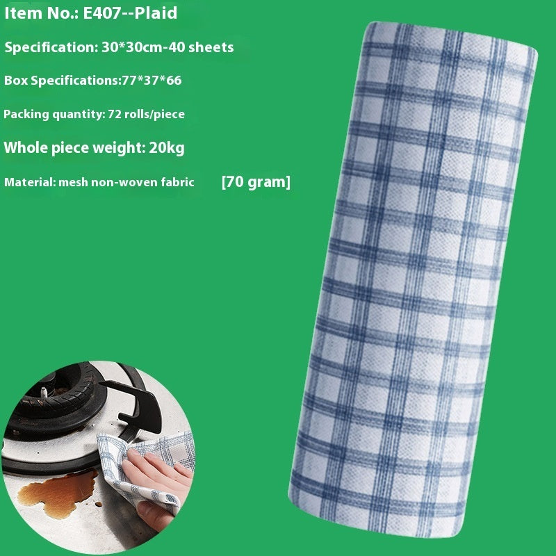 Kitchen Wet & Dry Non-Woven Fabric Disposable Dishcloth – Multipurpose & Hygienic
