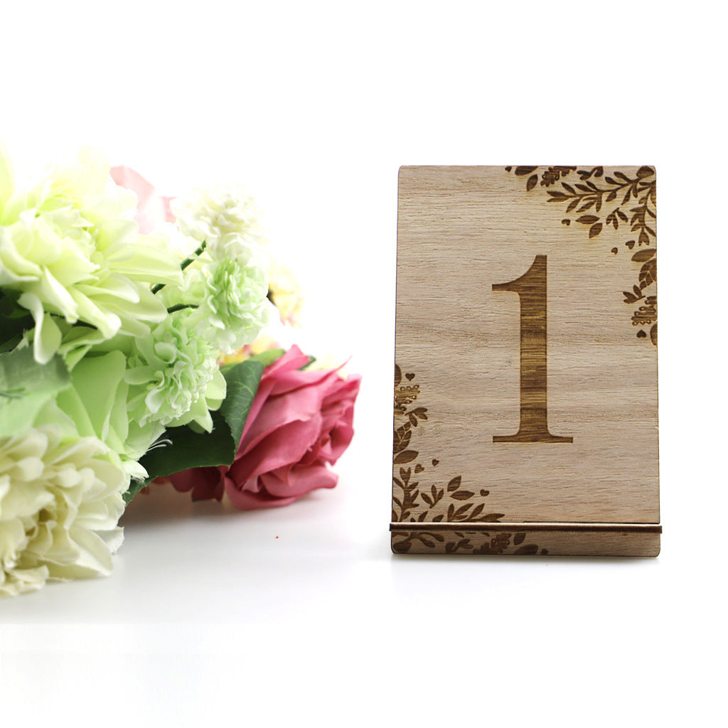 Wedding Supplies Wooden Craftwork Home Desktop Decorations