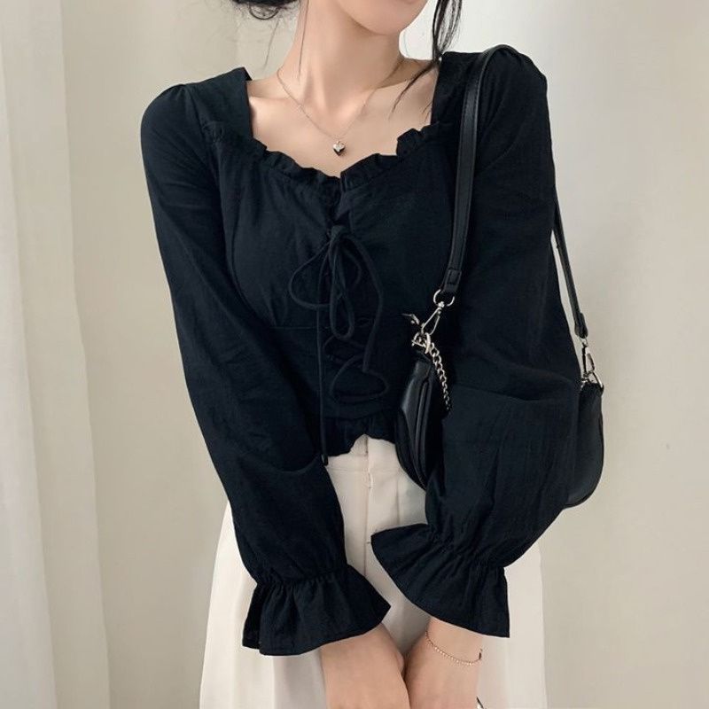 Retro Minority Simple Blouse For Women