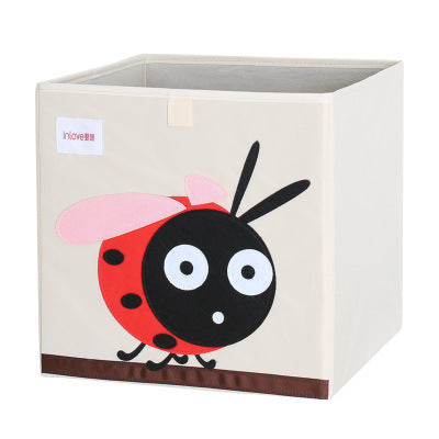 Children’s Fabric Folding Toy Storage Box – Collapsible Organizer
