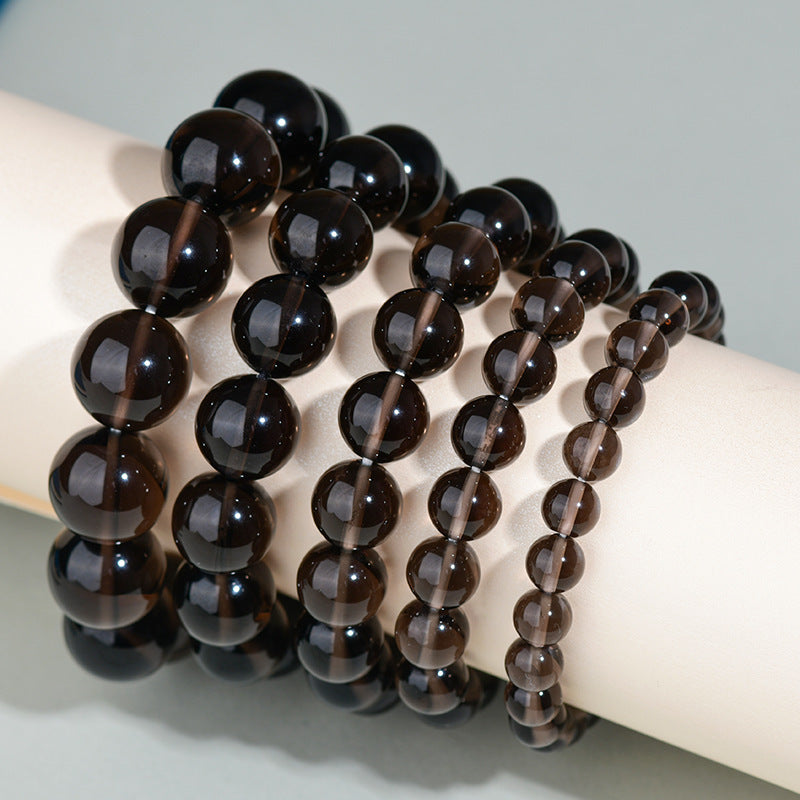 Year Of Birth Obsidian Bracelet Couple