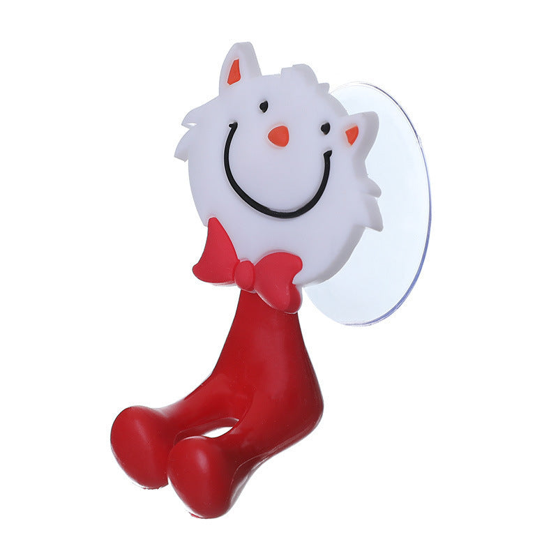 Cute Cartoon Animal Suction Cup Toothbrush Holder – Bathroom Organizer