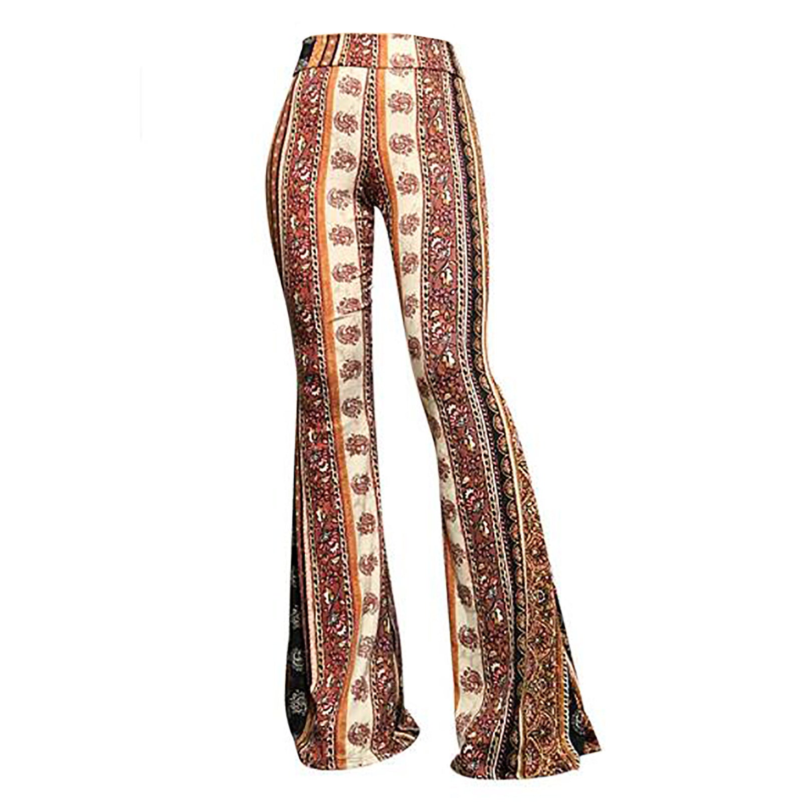 Women’s Yoga Flare Pants – High-Waist Wide-Leg Bell-Bottoms, Soft Stretch
