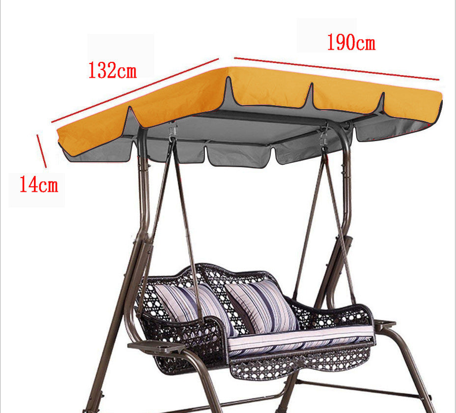 Swing Roof Covering Garden Courtyard