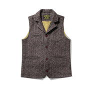 Men's Retro British Wool Coat Cardigan Style Coarse