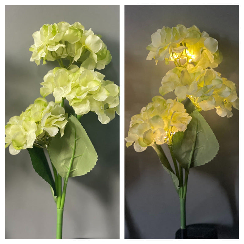 Solar Hydrangea Lights Floor Outlet Outdoor Garden Decorative Lights