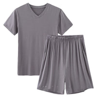 Dark Gray V Neck