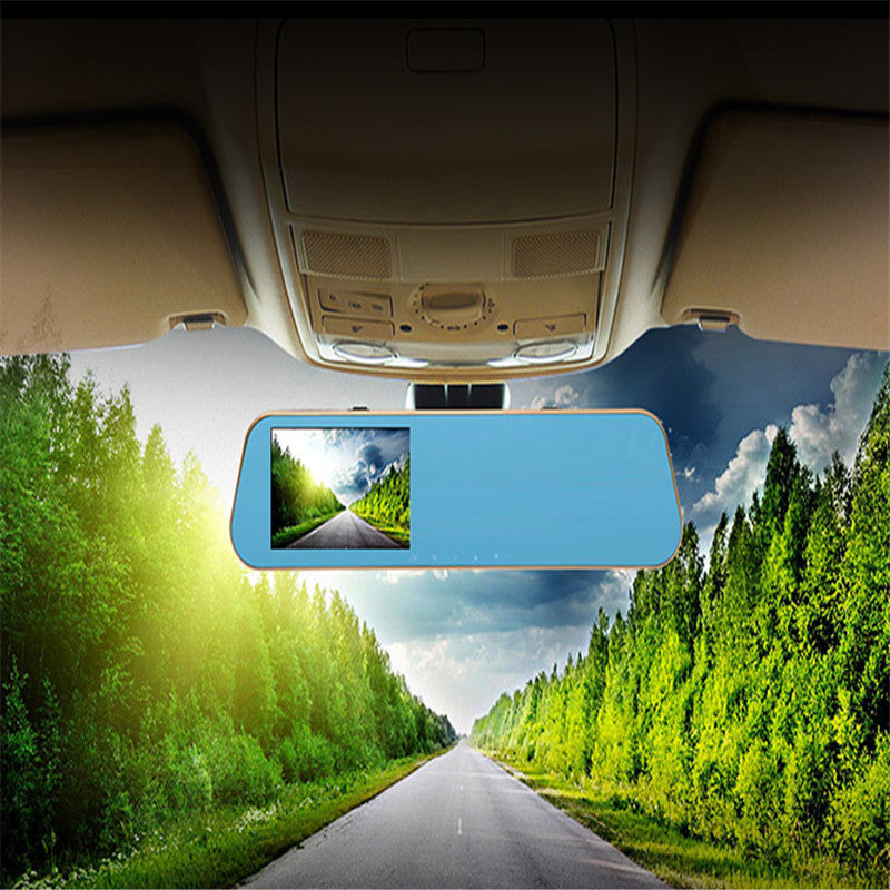 Rearview Mirror Dash Cam – HD Driving Recorder with Wide-Angle Lens