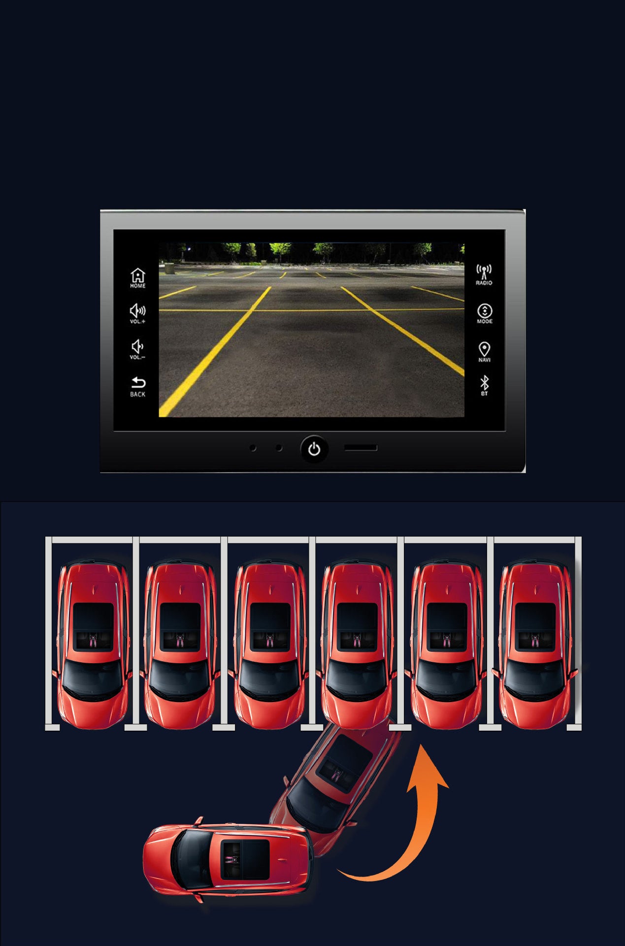 Car Reversing Camera – Dedicated Waterproof Rearview Backup Camera