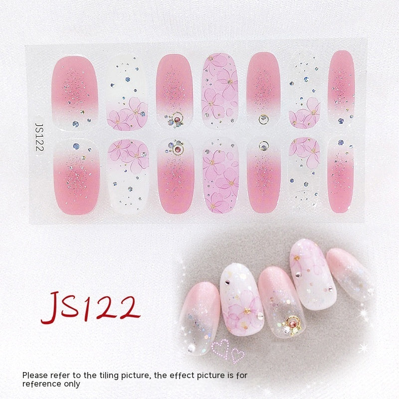 Three-dimensional Craft Crystal Nail Oil Film Crystal Glass Nail Sticker