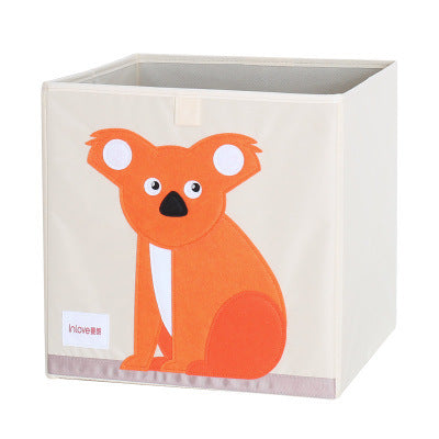 Children’s Fabric Folding Toy Storage Box – Collapsible Organizer