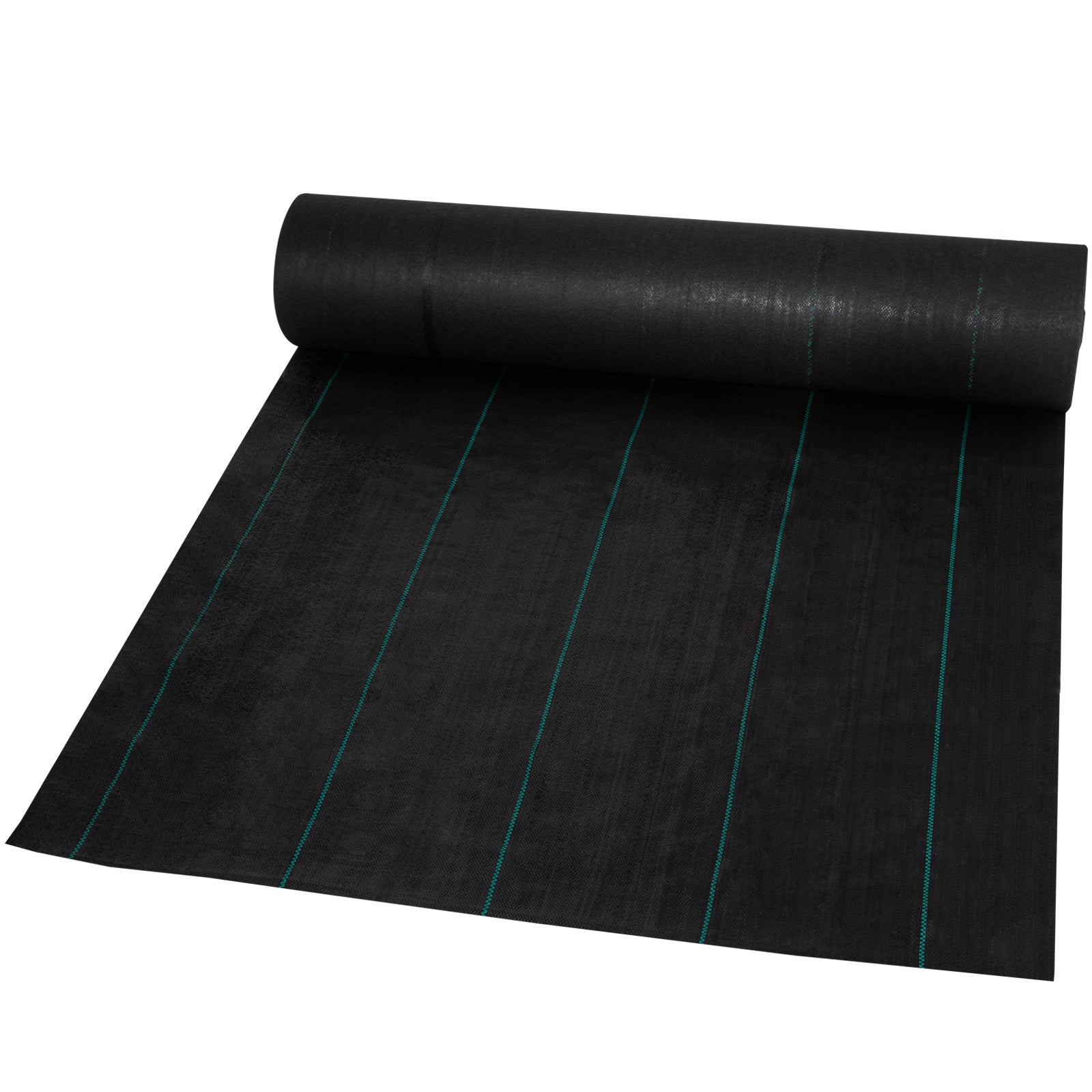 VEVOR Garden Weed Barrier Fabric, 5.8 OZ Heavy Duty Landscape Fabric,Weed Block Control For Garden Ground Cover, Woven Geotextile Fabric For Landscaping, Gardening, Underlayment, Black