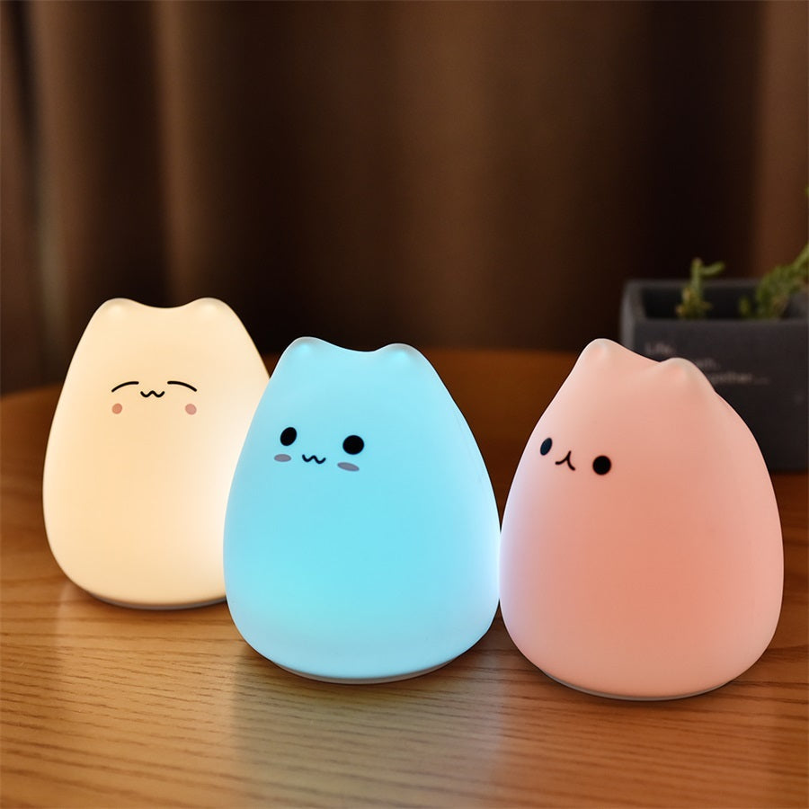 Silicone Night Light For Kids With Touch Sensor Glow