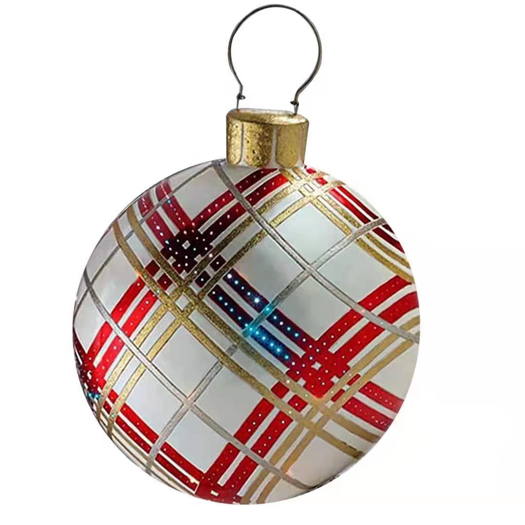 Inflatable Decoration Ball Courtyard Balloon Atmosphere With Lights Christmas Decorating Ball
