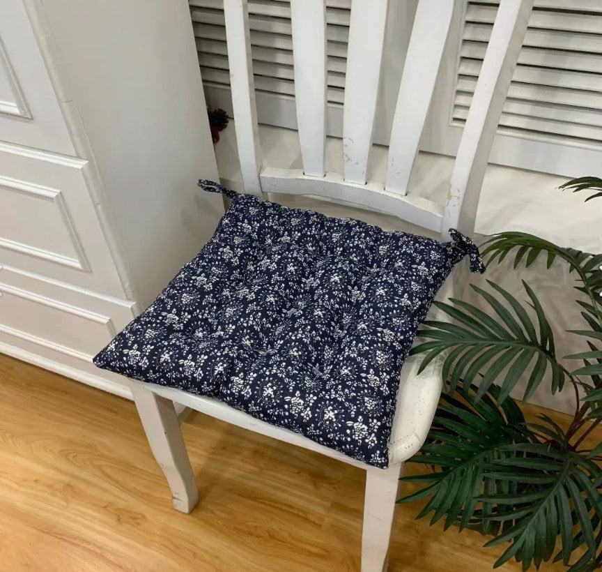Home Thickened Seat Cushion With Non-slip Straps