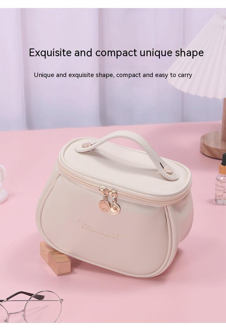 Large Capacity Makeup Bag – Portable Travel Toiletry Cosmetic Organizer