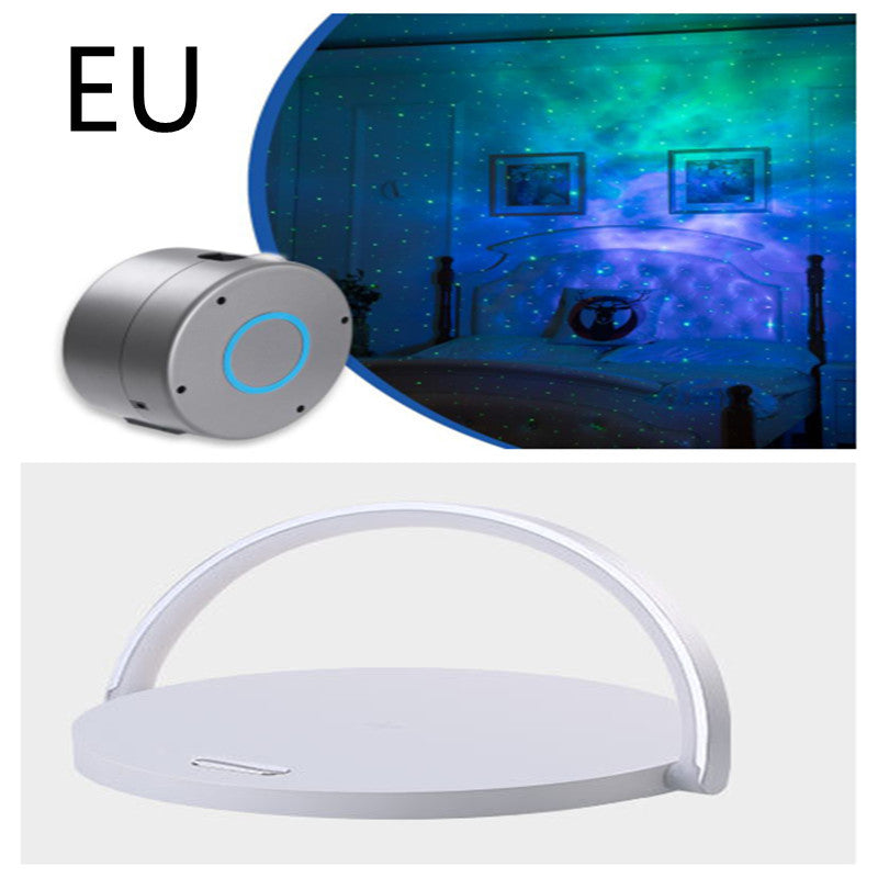 Fast Qi Wireless Charging Table Lamp – 15W Dimmable LED, Touch Control, USB-C