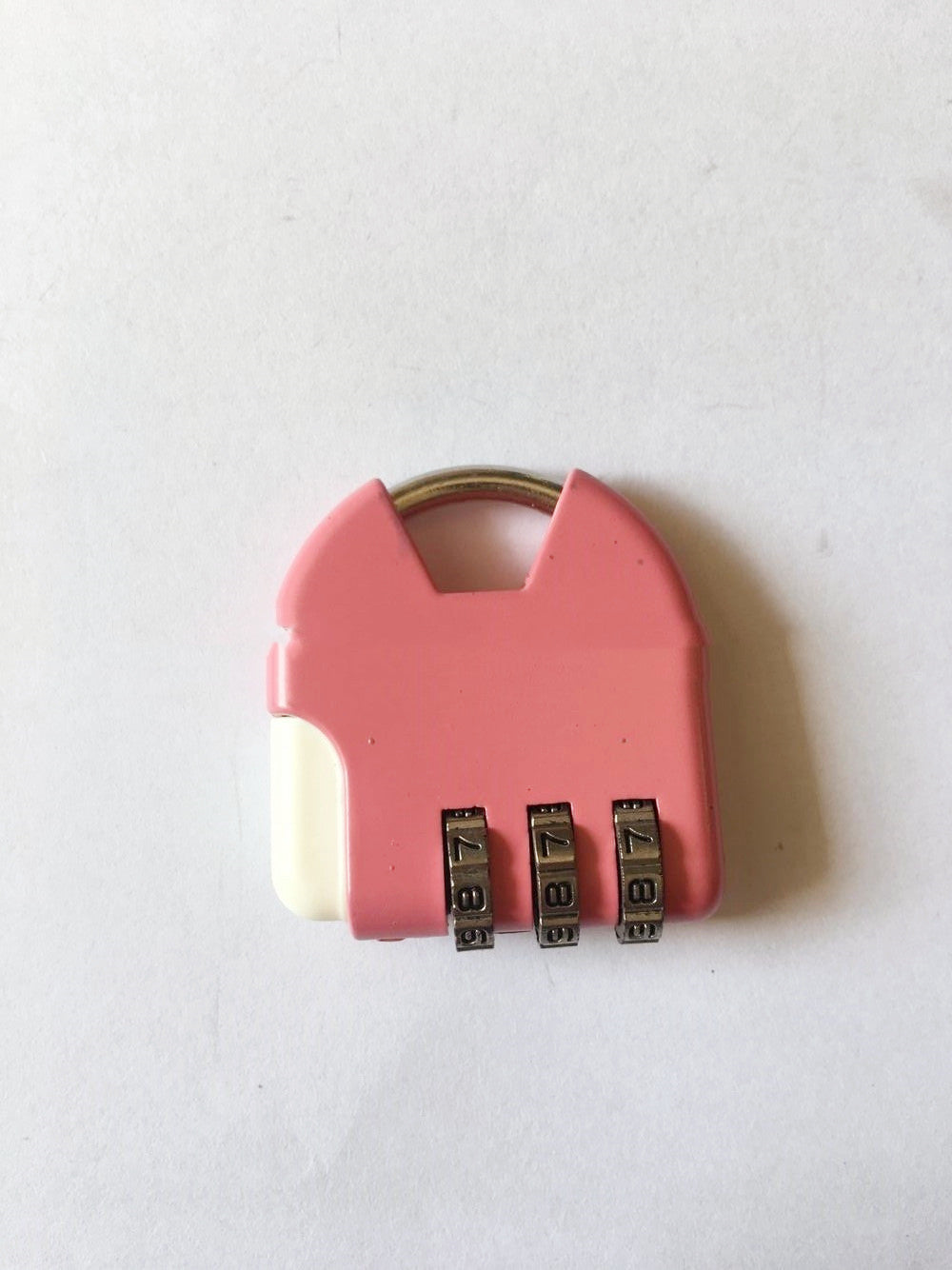 Color Suitcase Backpack Number Combination Padlock