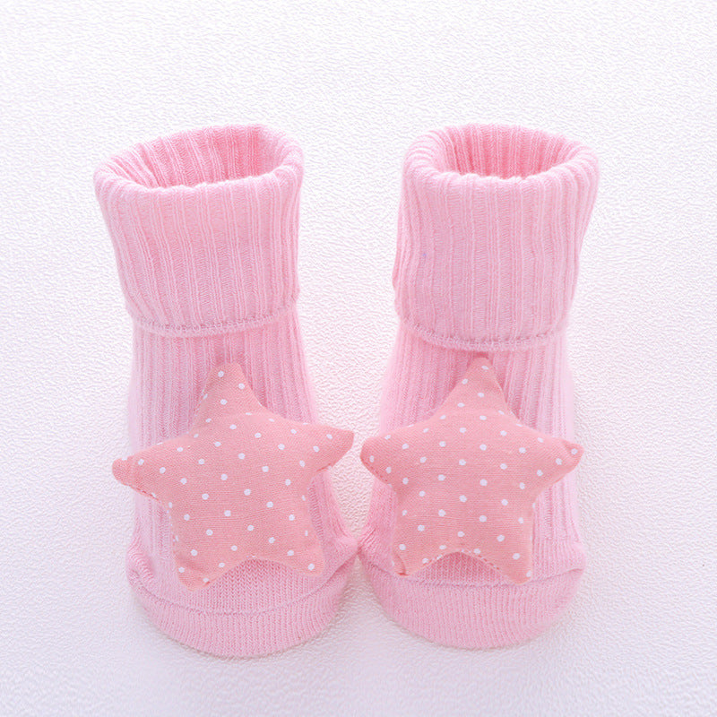 Spring And Autumn Non-slip Not Feel Tight With Feet Cartoon Room Socks