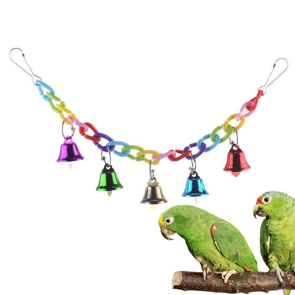 Wooden Swing and Chew Toy for Parrots and Peony Birds