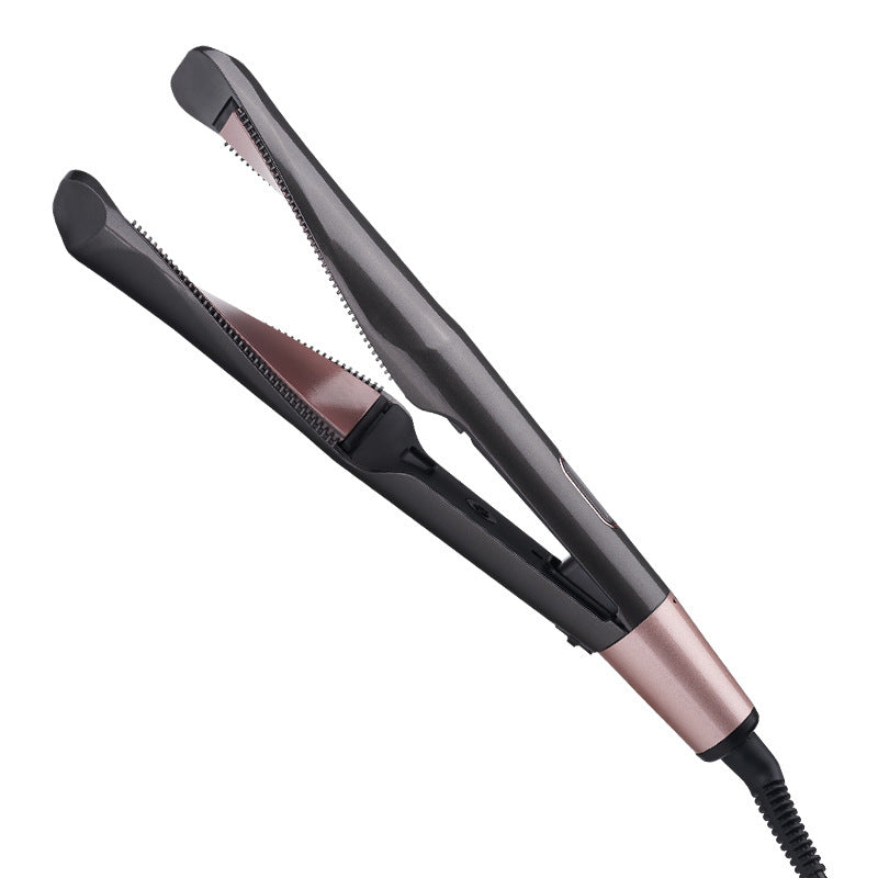 2-in-1 Professional Hair Straightener and Crimper Wet/Dry Curling Comb