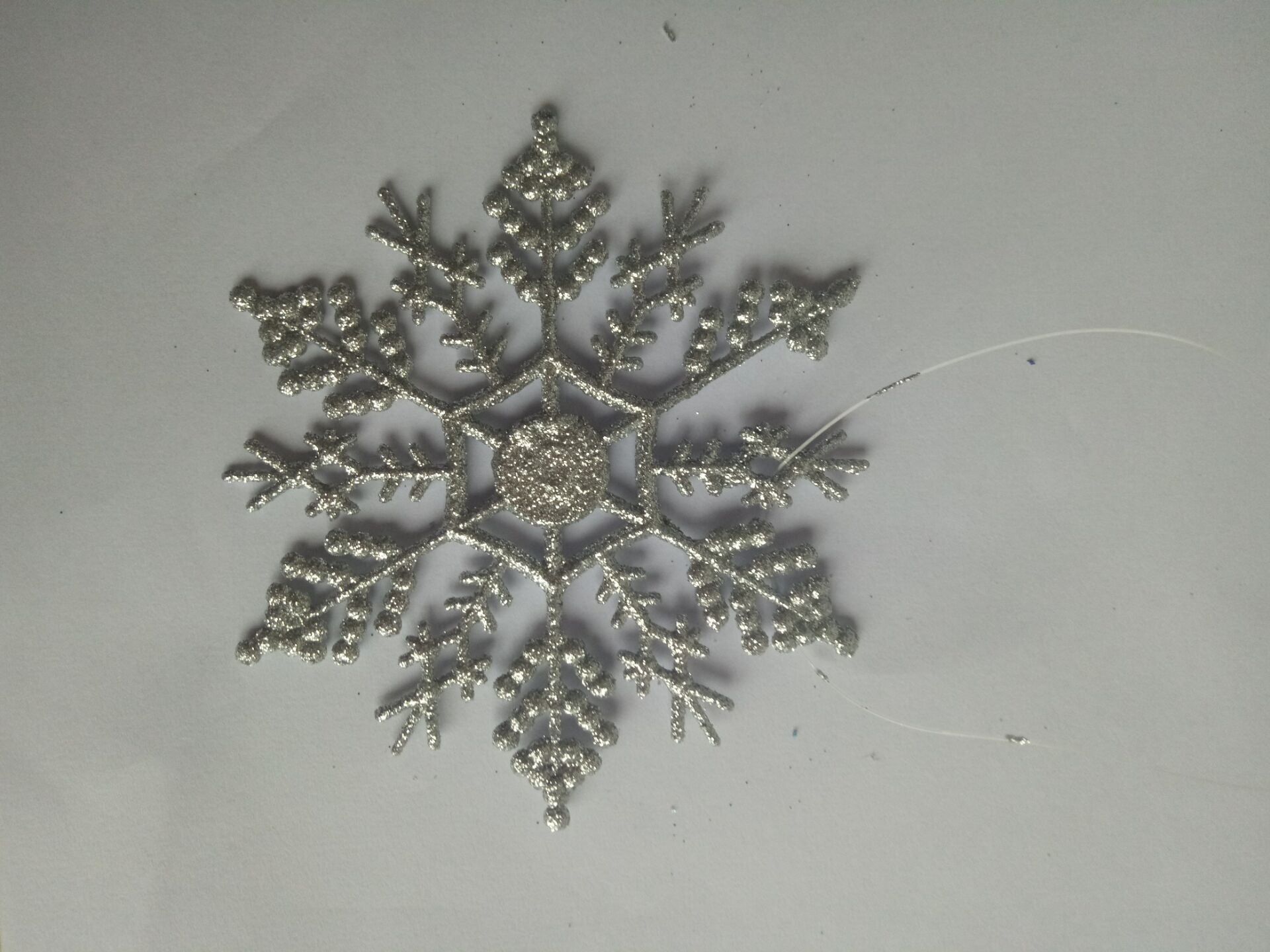 Acrylic Snowflake Christmas Tree Ornaments 10CM