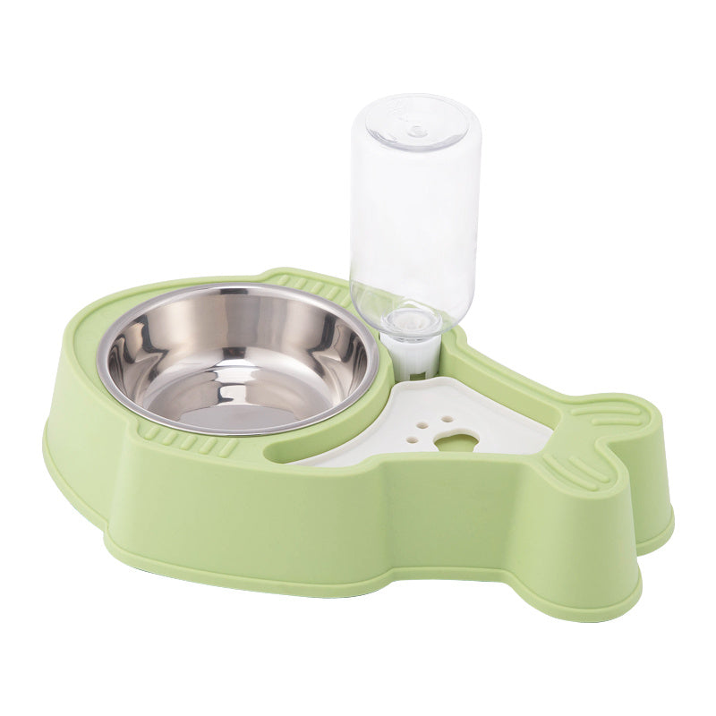 Pet 2-in-1 Moisture-proof Beard Automatic Drinking Bowl