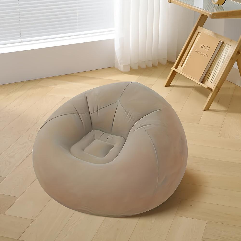Outdoor Air Sofa Inflatable Lazy Sofa Chair, No Bean Bag Lazy Sofa Inflatable Chair, Washable Sofa Bean Bag Chair
