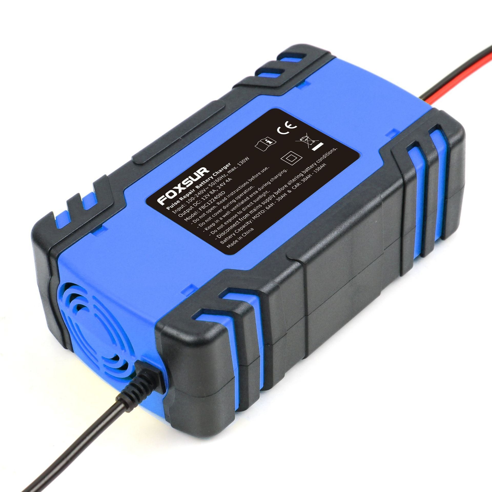 Universal 12V/24V Charger for Motorcycles, Cars & Trucks