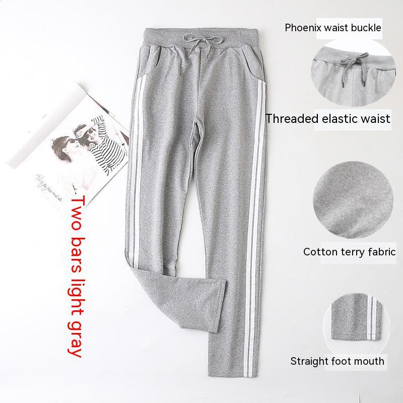 Men’s Loose Plus Size Straight Pants – Sports Casual Trousers