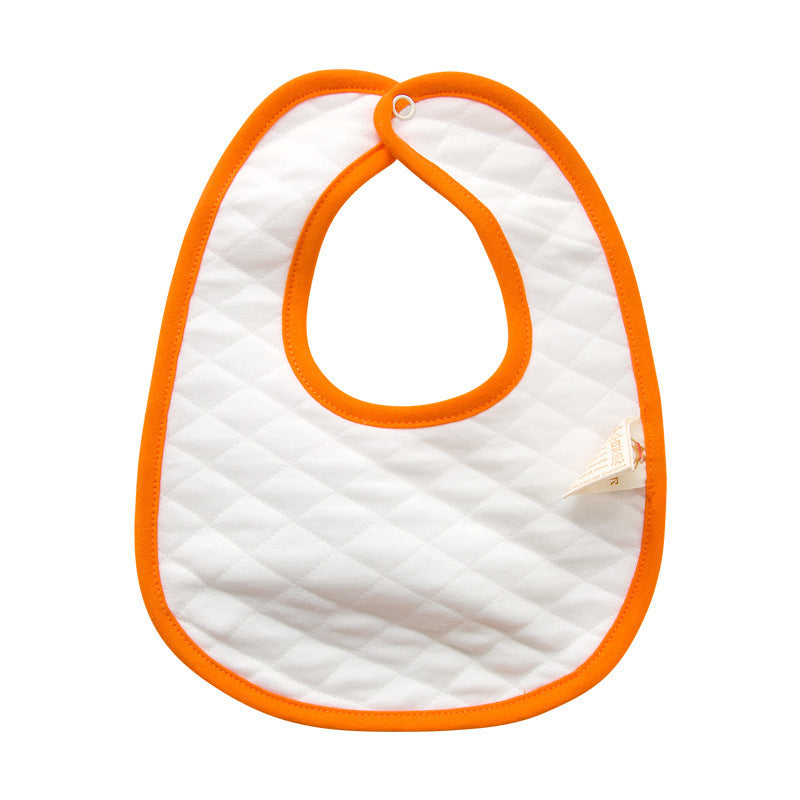 Double-Layer Cotton Baby Bib – Thickened & Soft for Newborn Feeding