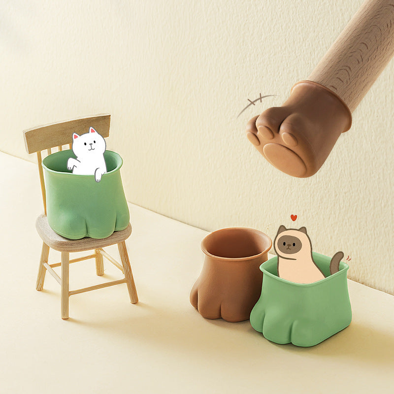 Silicone Table And Chair Foot Cover Cute Claw Table And Chair Protective Cover