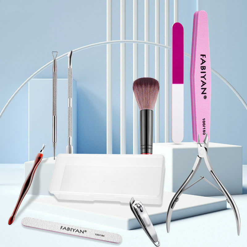Nail Polishing File Set – Double-Sided Nail Buffer Strips