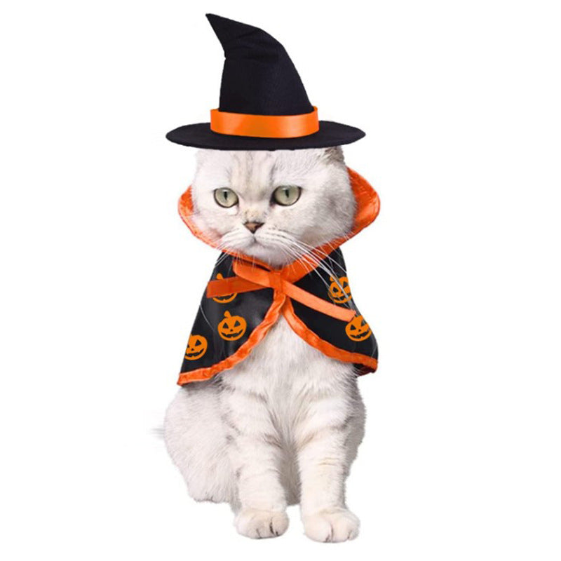 Halloween Pet Cloak – Cross-Border Cat and Dog Costume for Saint-Inspired Cosplay