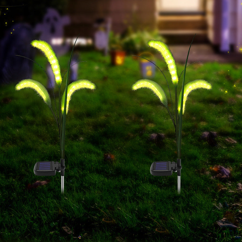 Outdoor Simulation Solar Dogtail Grass Lamp Led Decoration Lawn Lamp