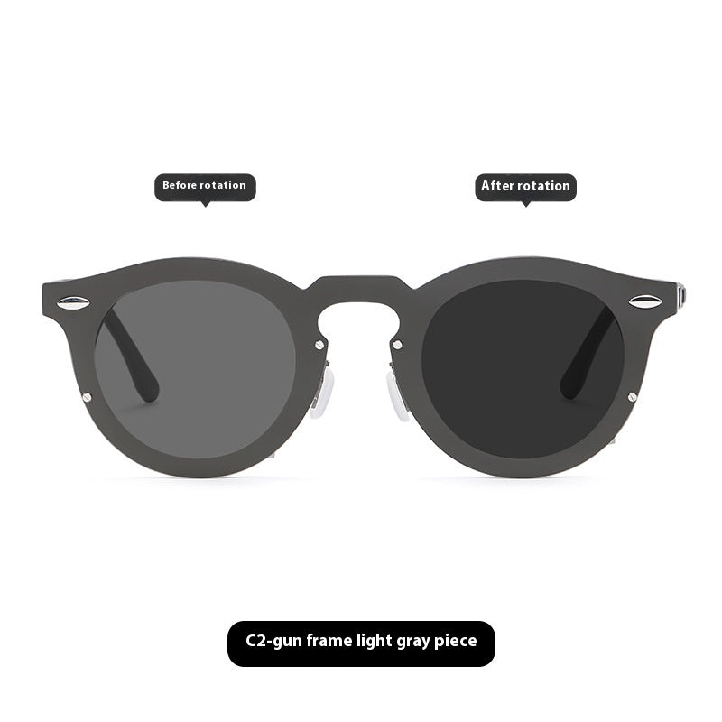 Rotating Adjustable Color-Changing Sunglasses – UV Resistant Fashion Eyewear
