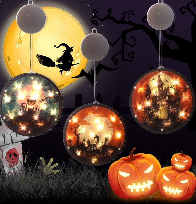 Halloween Lantern – Spooky Light-Up Decoration for Party and Haunted House Decor