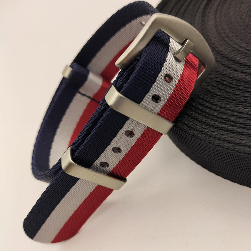 Versatile Leisure Men's Canvas Nylon Woven Strap – Durable Adjustable Band