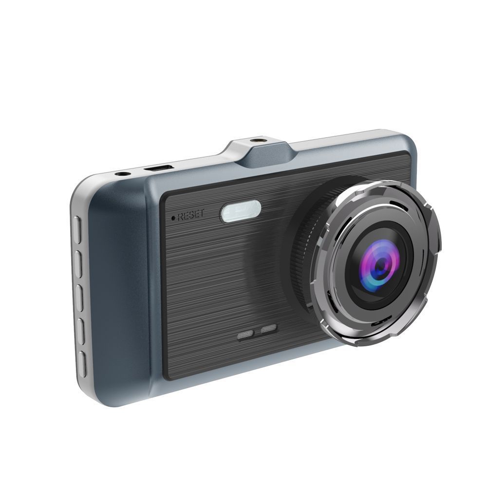 HD Dual-Lens Dash Cam – 4-Inch Screen Driving Recorder