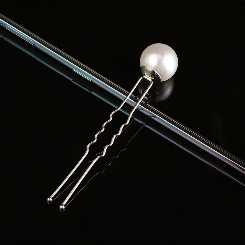 Pearl Hairpin Temperament Ball Head Girls