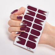 Solid Colors And Creative Nail Art Creative Women Salon Nail Decoration Fashion Nail Polish Nails Sticker Designer Nail Strips
