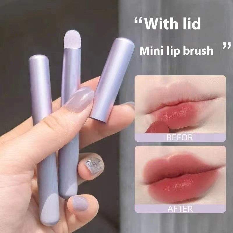 Mini Round Head Lip Brush – Professional Beauty Makeup Tool