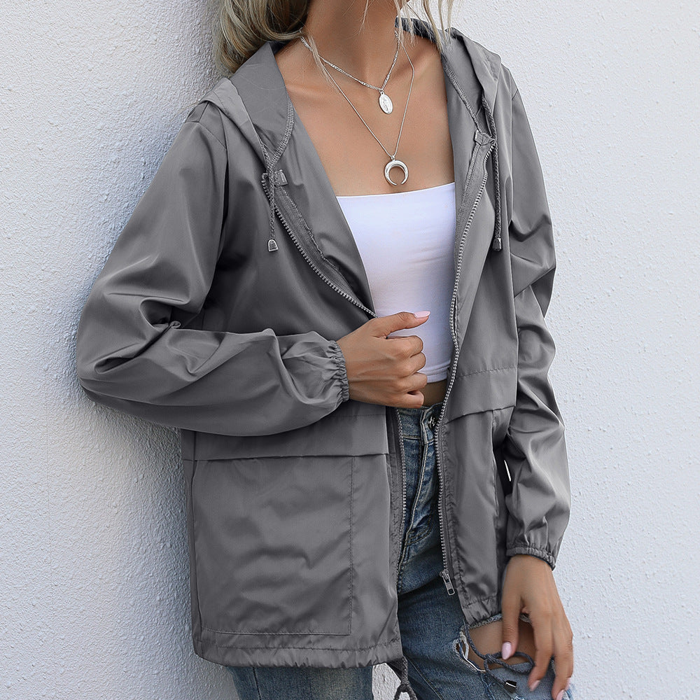 Lightweight Outdoor Hiking Waterproof Raincoat Jacket