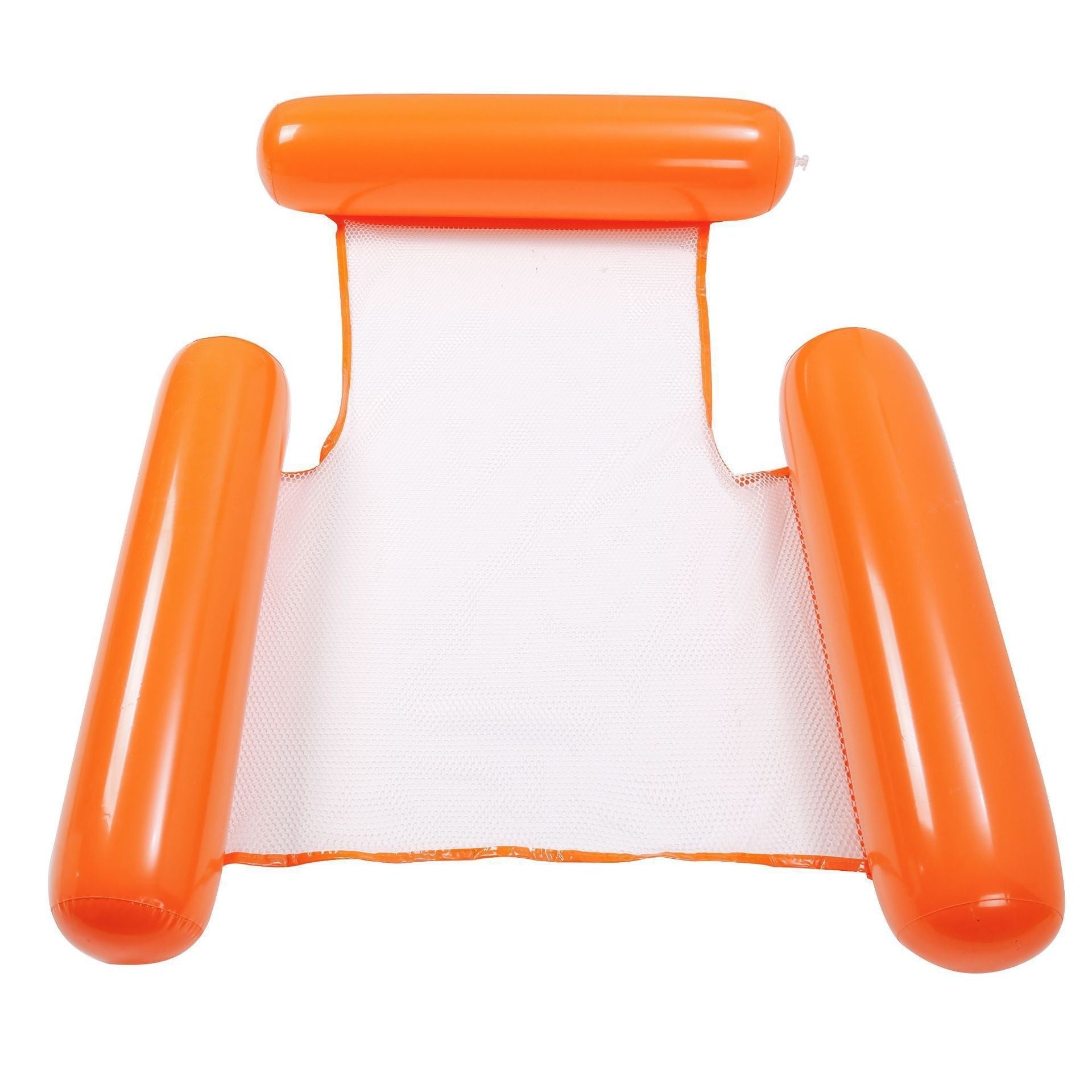 Striped Inflatable Water Sports Goods Recliner Floating Bed