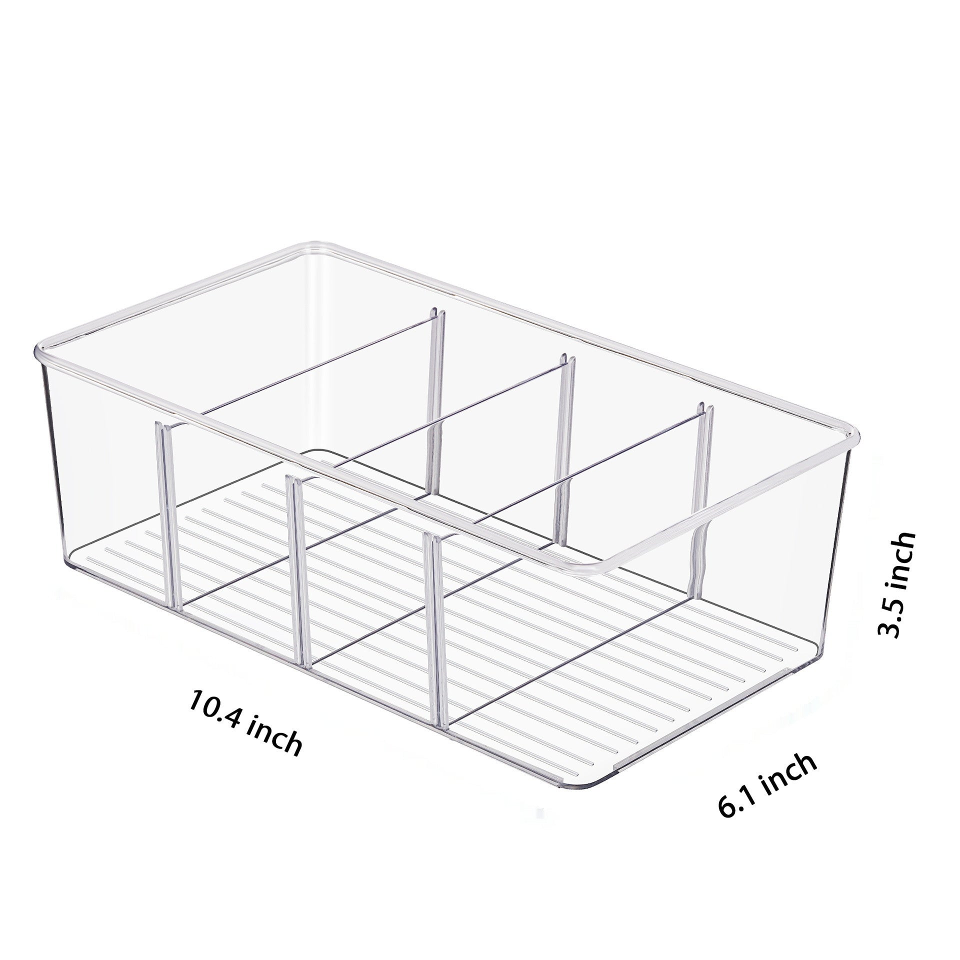 Transparent Student Desktop Compartment Cosmetics Storage Box